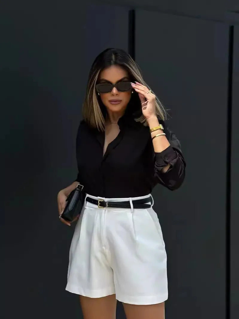 Short Cargo Décontracté Femme