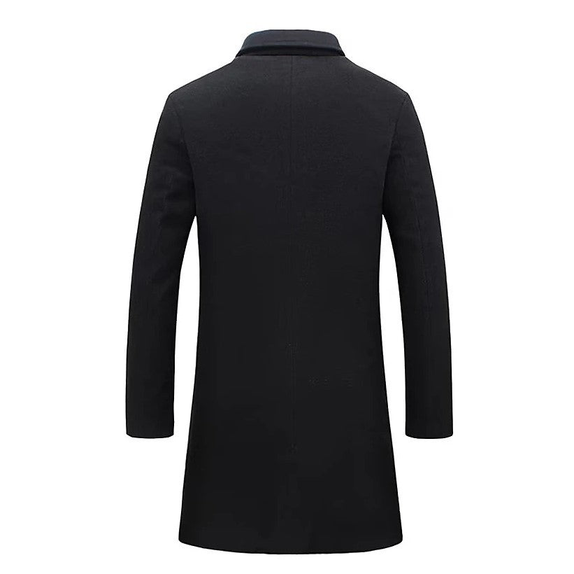 Manteau en Laine Trench mi-long pour Homme