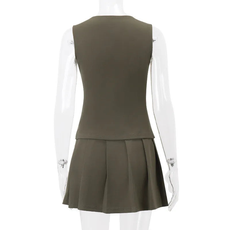 Ensemble Jupe Plissée