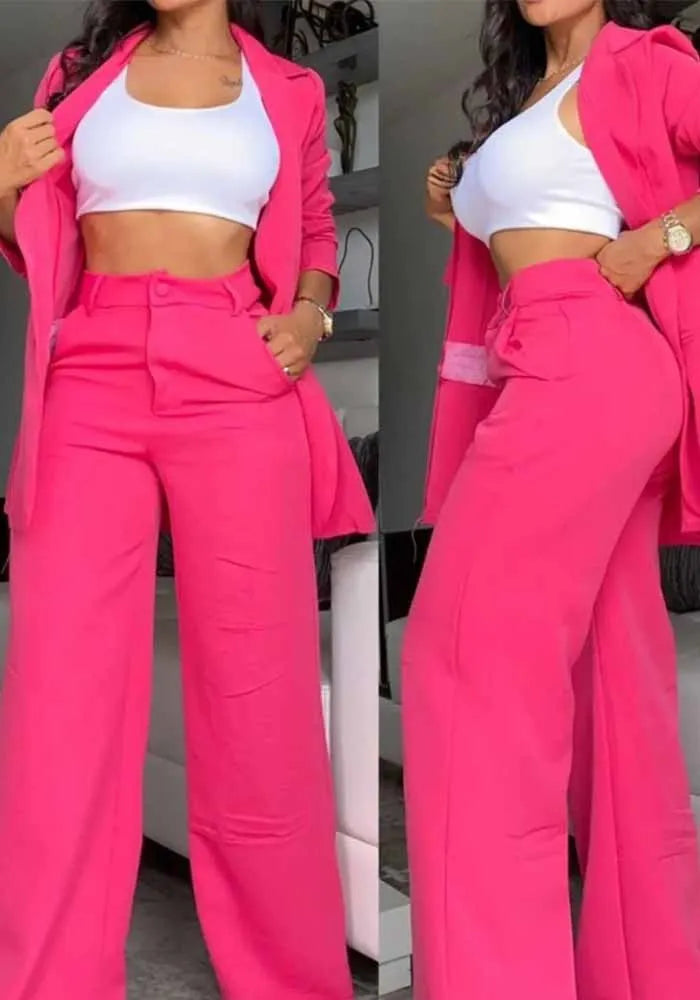 Ensemble Élégant Blazer et Pantalon