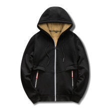 Manteau ample doublé en polaire, tendance et élégant, pour hommes