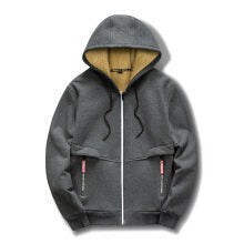 Manteau ample doublé en polaire, tendance et élégant, pour hommes