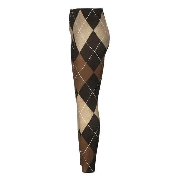 Collants Carreaux Élégants et Polyvalents