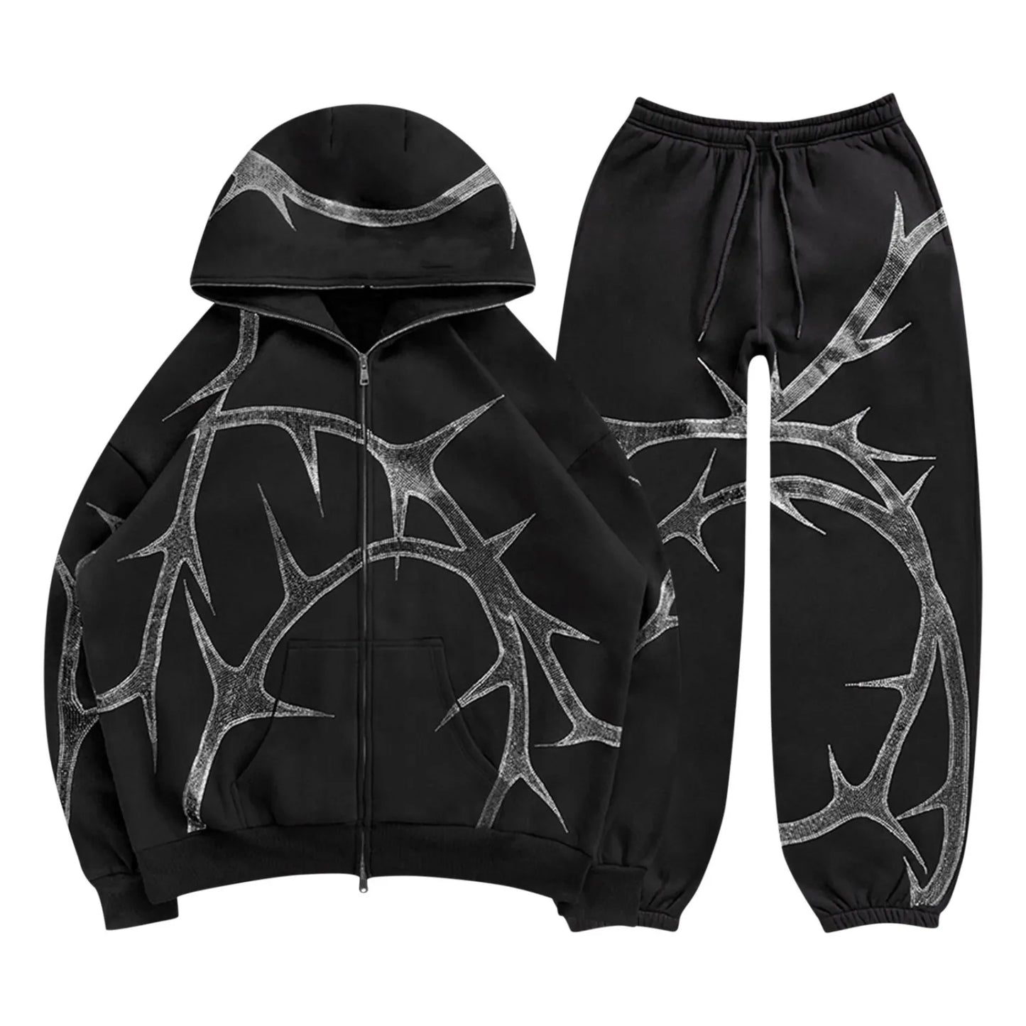 Ensemble Sweat à Capuche Zippé + Pantalon