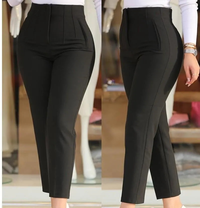 Pantalon Décontracté Uni pour Femme