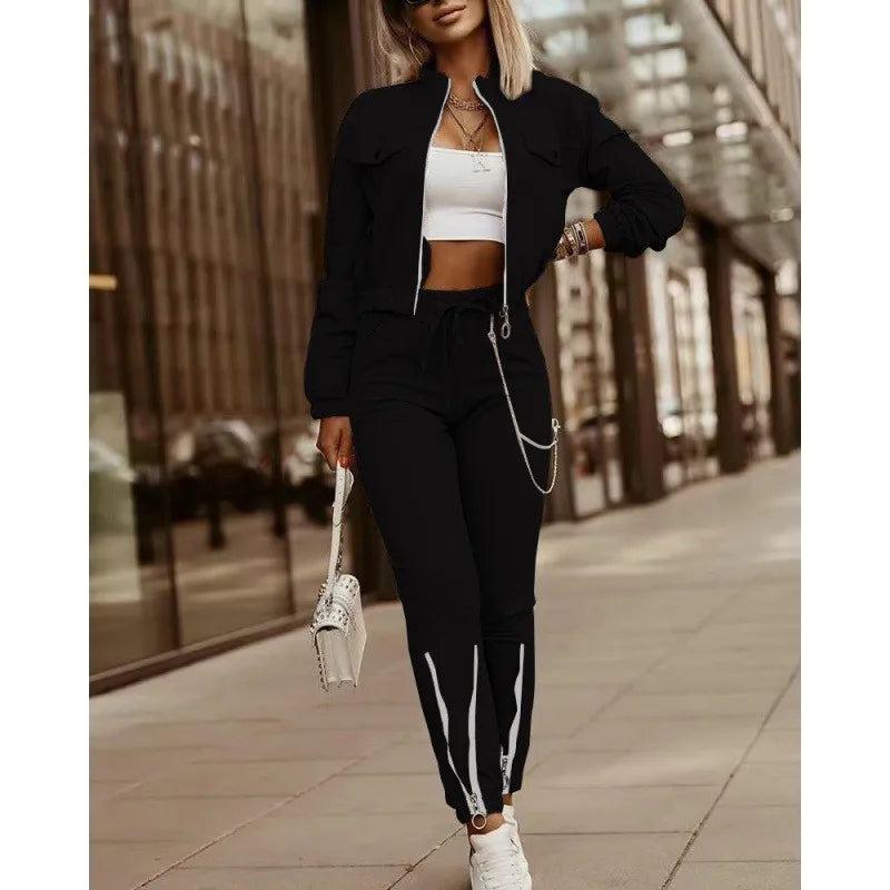 Ensemble zipper de deux pièces