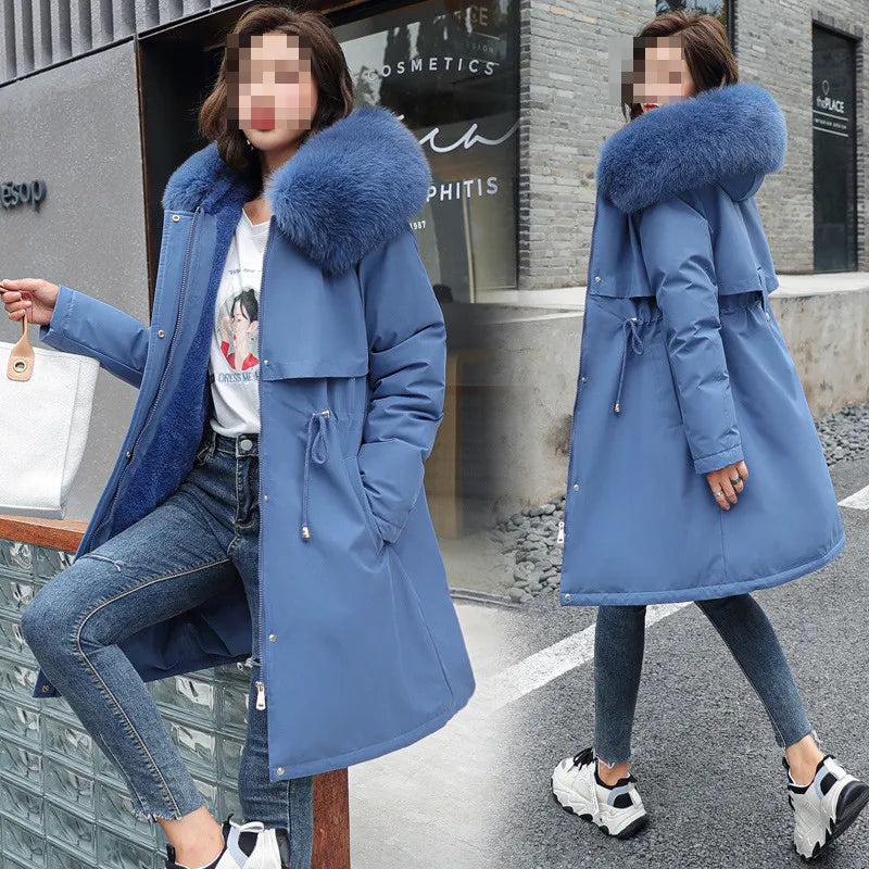 Élégant Manteau en Fourrure pour Affronter l'Hiver avec Style