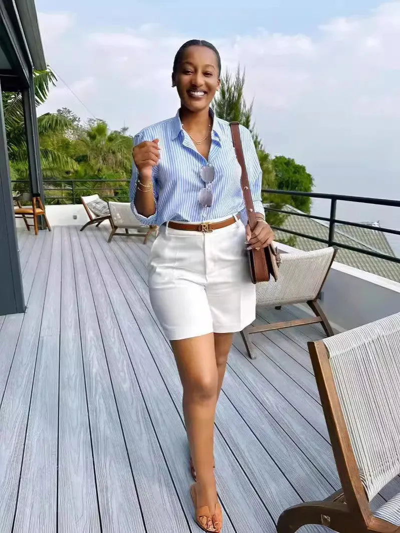 Short Cargo Décontracté Femme