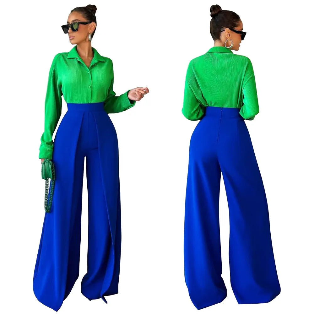 Pantalon Uni et Ample