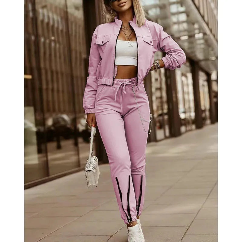 Ensemble zipper de deux pièces
