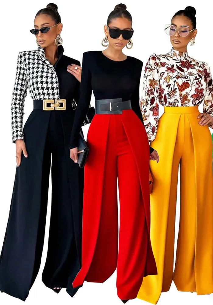 Pantalon Uni et Ample