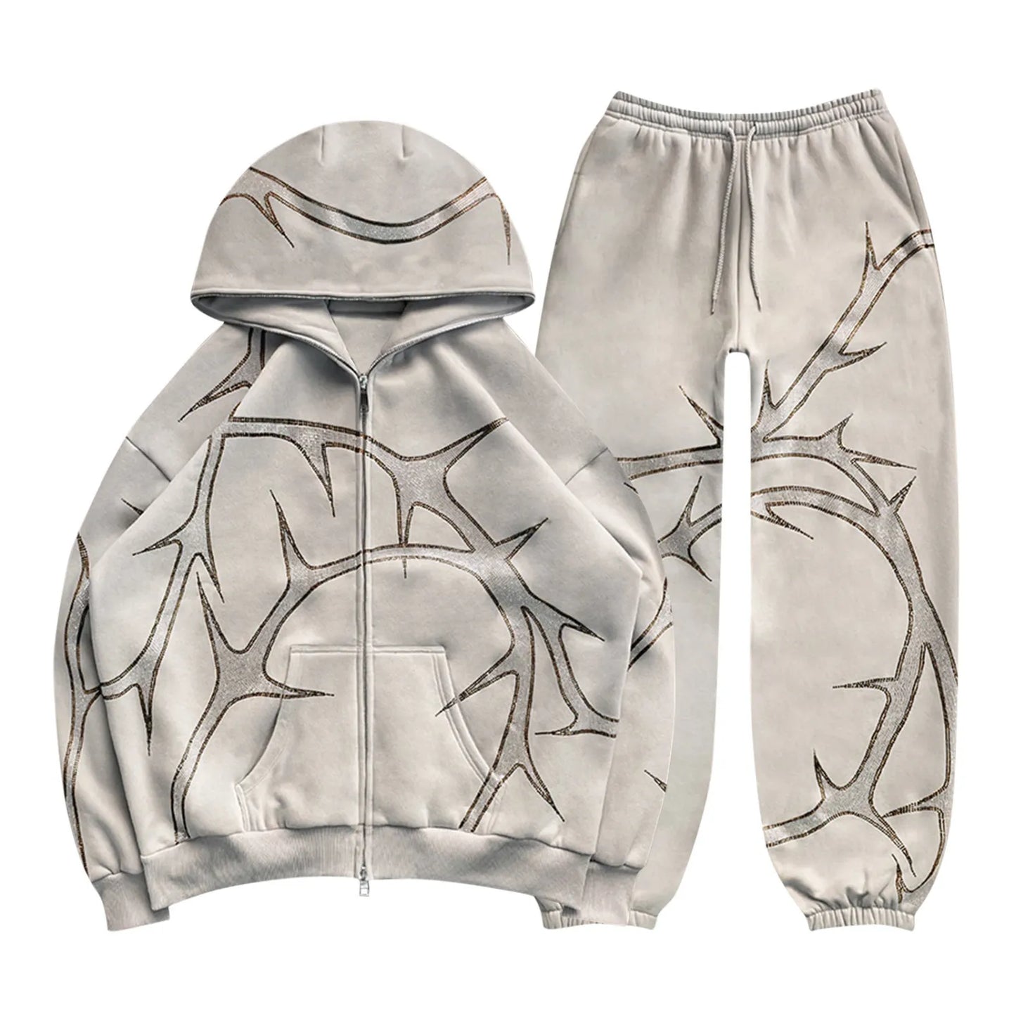 Ensemble Sweat à Capuche Zippé + Pantalon