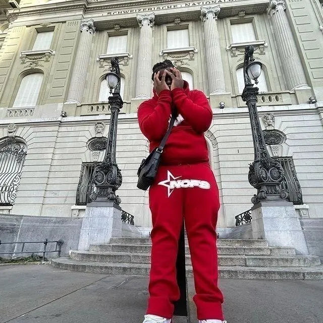 Streetwear rétro hip-hop pour hommes.