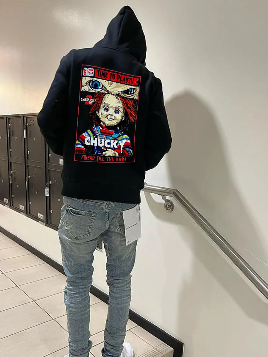 Sweats à capuche motif chucky