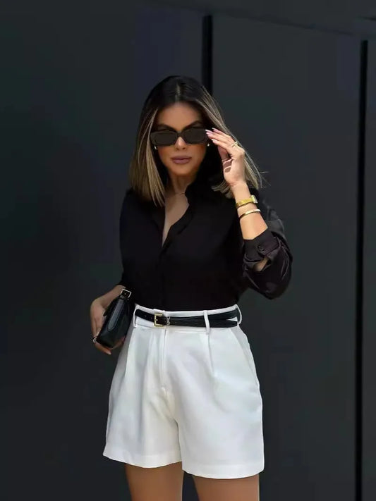 Short Cargo Décontracté Femme