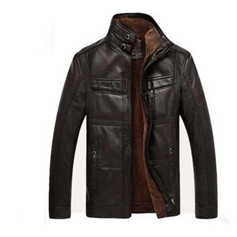 Manteau en cuir pour homme