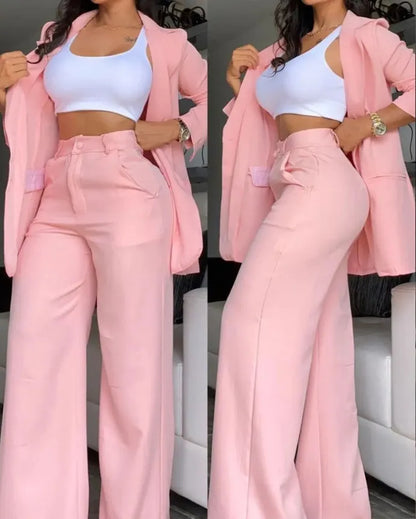 Ensemble Élégant Blazer et Pantalon