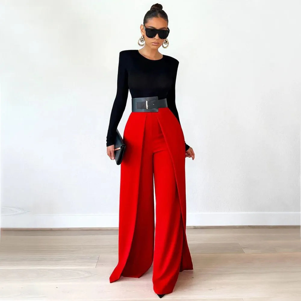 Pantalon Uni et Ample