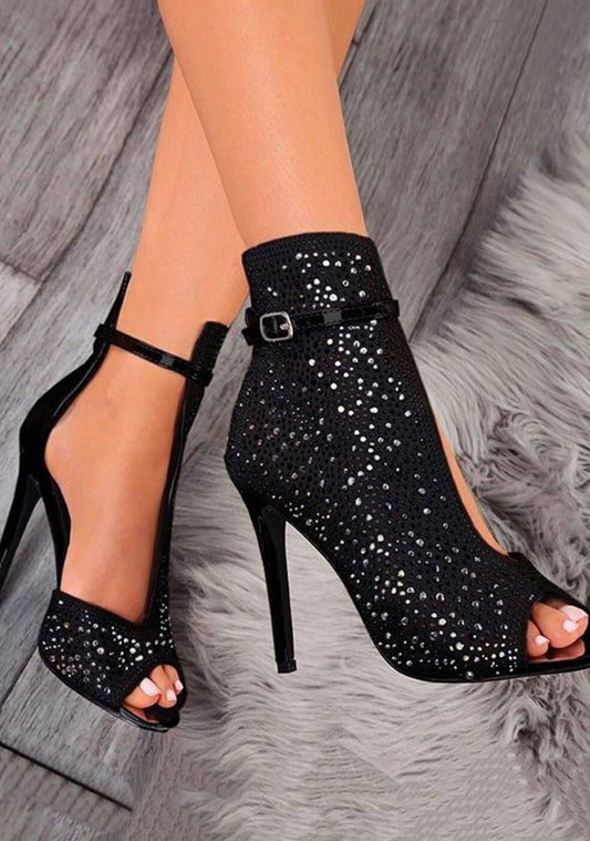 Escarpins Fishbill en Strass