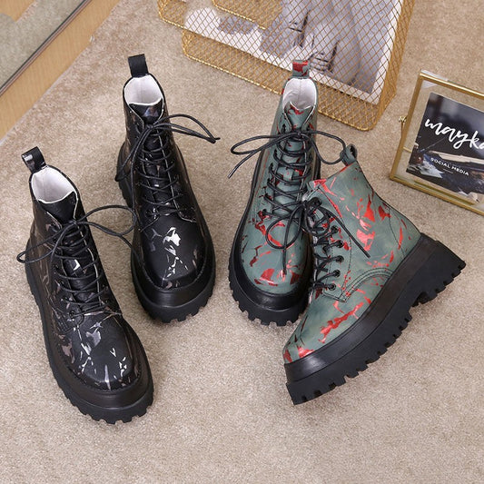 Bottes montantes imprimées