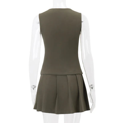 Ensemble Jupe Plissée