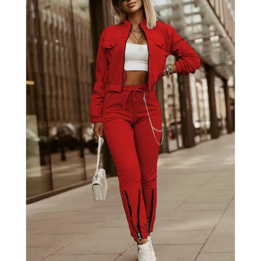 Ensemble zipper de deux pièces
