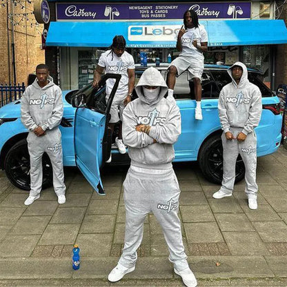 Ensemble Streetwear Imprimé à Capuche