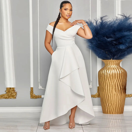 Robe Sans Manches Épaules Dénudées