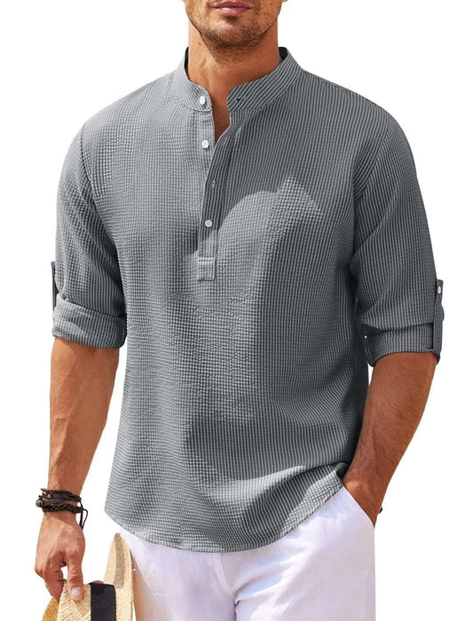 Chemise à manches longues à carreaux, jetset style