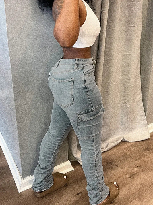 Jean Taille Haute Stretch