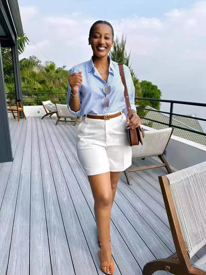 Short Cargo Décontracté Femme