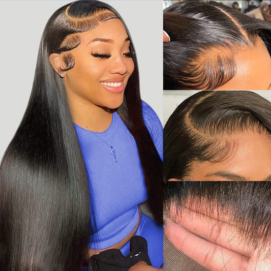 Perruques en cheveux humains avec dentelle HD