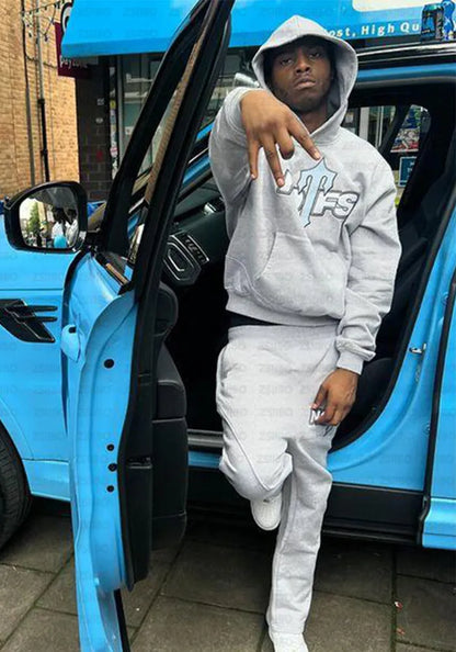 Ensemble Streetwear Imprimé à Capuche