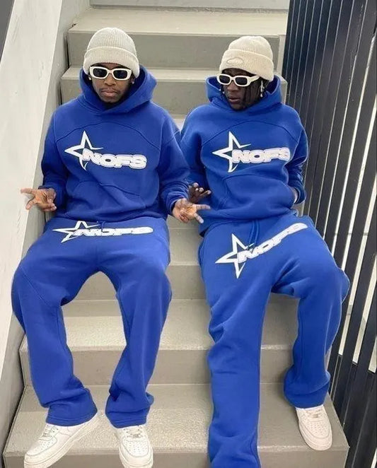 Streetwear rétro hip-hop pour hommes.