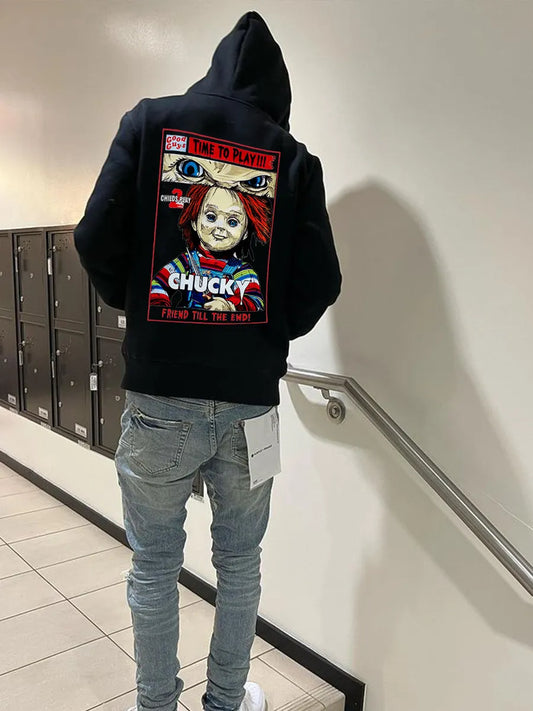 Sweats à capuche motif chucky