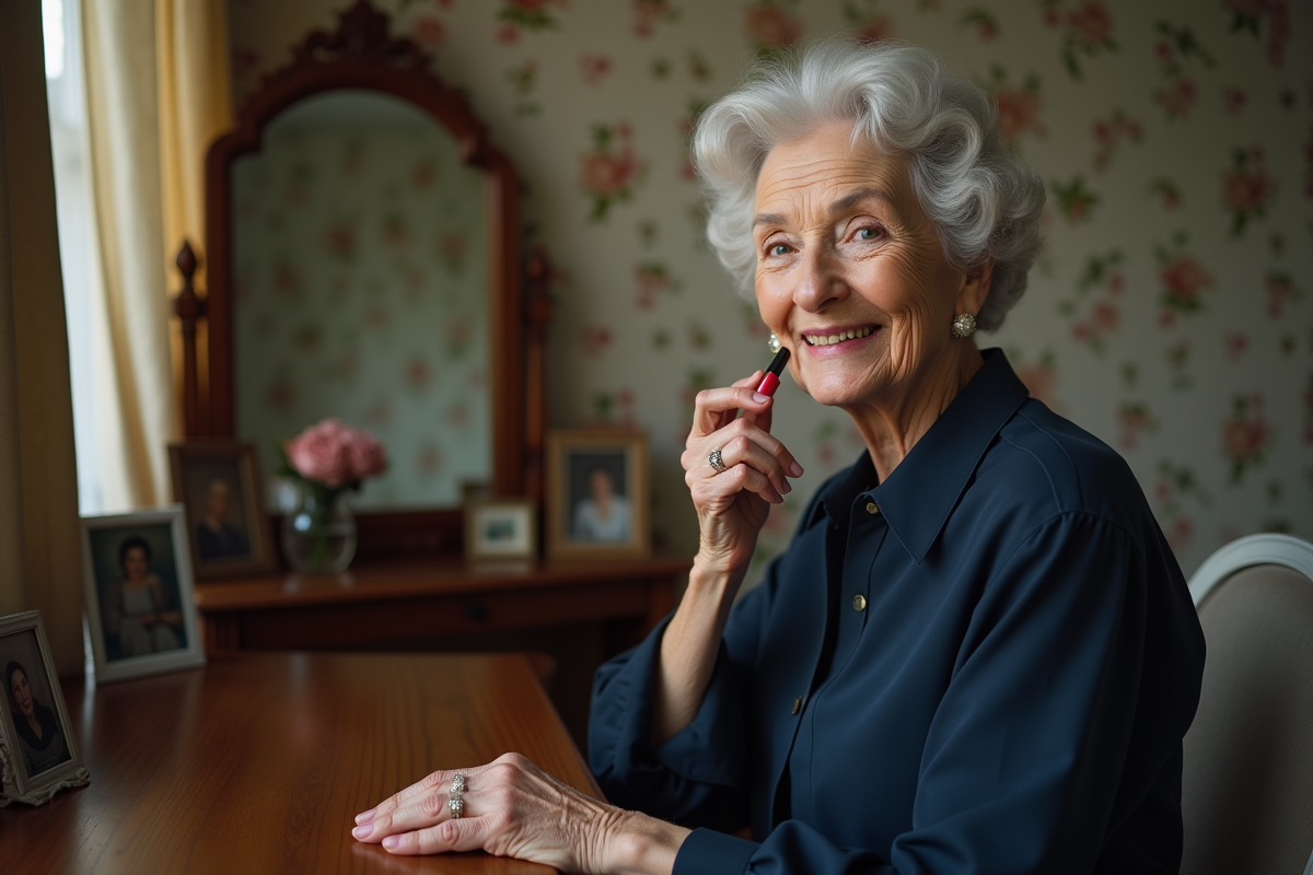 Choix de rouge à lèvres idéal pour les femmes de 70 ans
